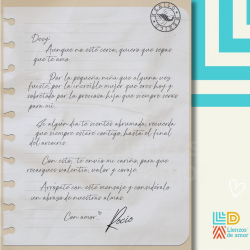Frazada Diseño Carta Nota