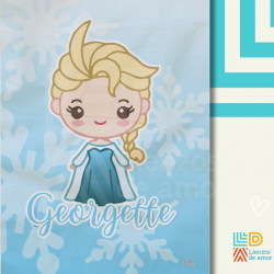 Frazada Diseño Princesa Elsa