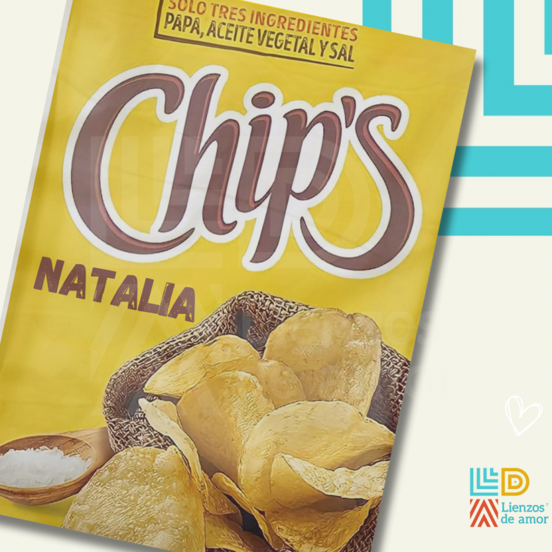 Frazada Diseño Bolsa de Papas